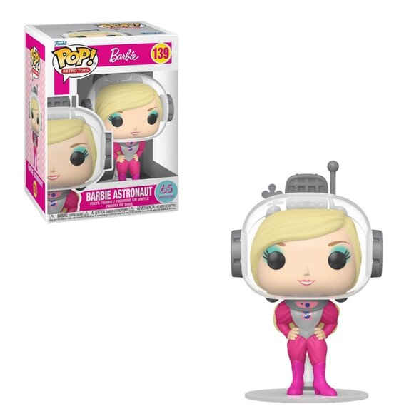 Funko Pop! Barbie 65th Anniversary - Astronaut Barbie #139 - Picture 1 of 3